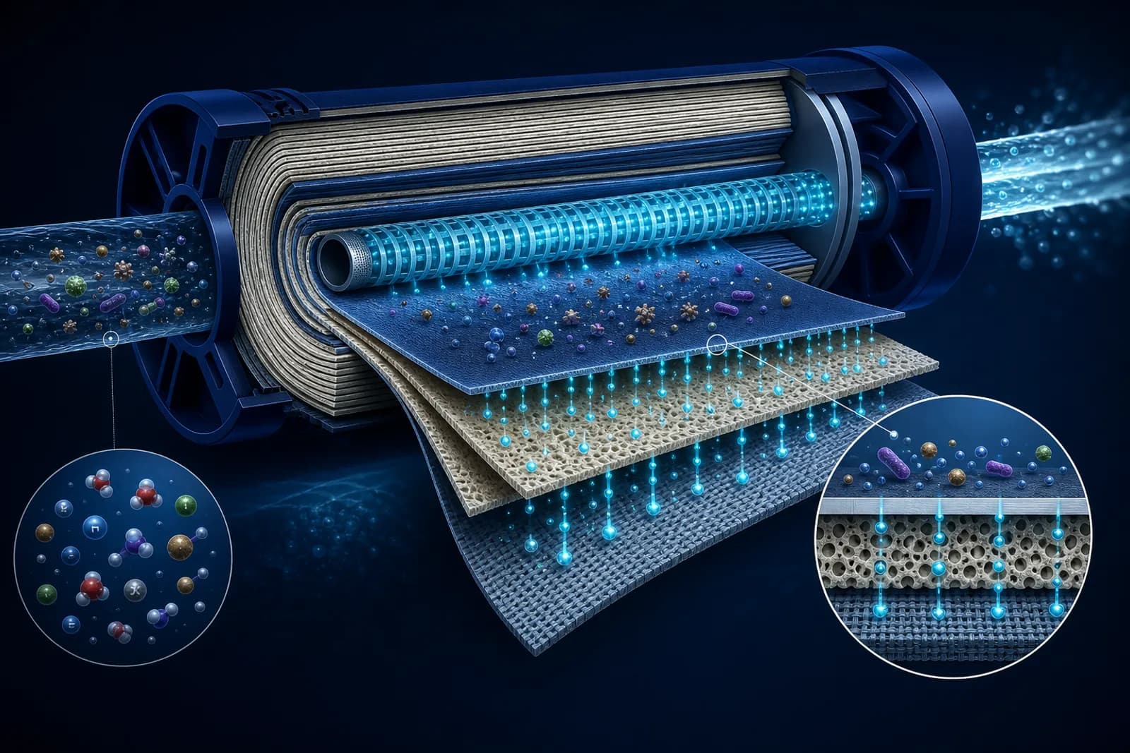 The RO Membrane Explained: Construction, Rejection Rate, and Lifespan