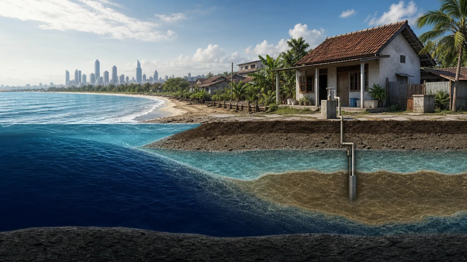 Saltwater Intrusion in North Jakarta: Why Coastal Groundwater Needs RO