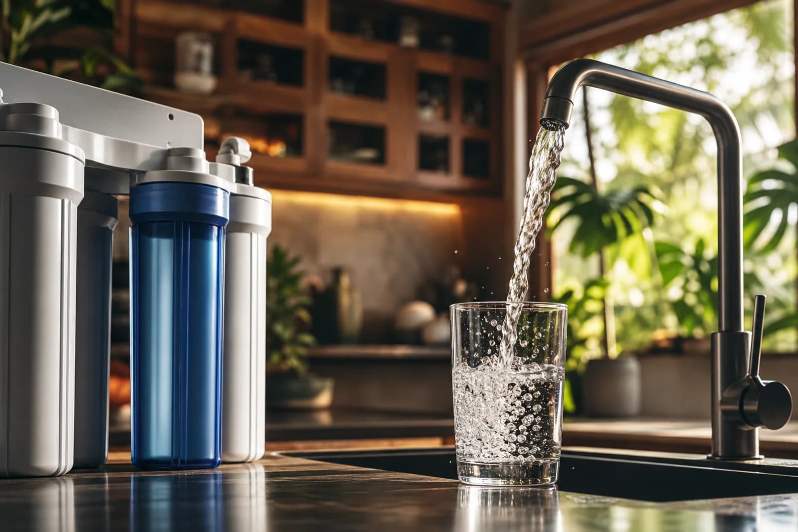 Treating Borehole Water at Home in Indonesia