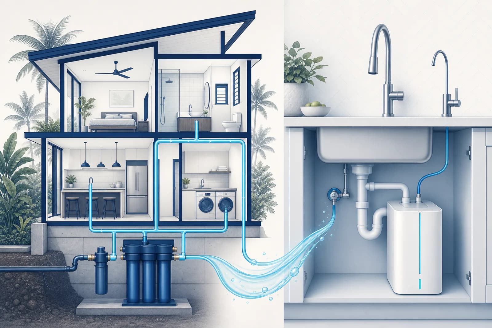 Whole-House vs Point-of-Use Water Treatment: How to Choose