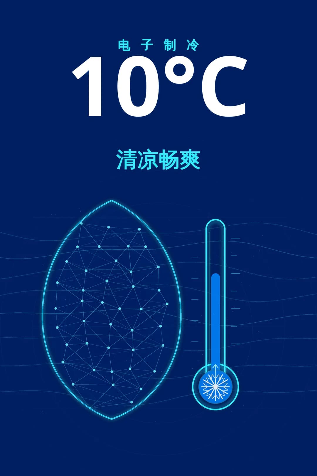 电子制冷低至 10°C。