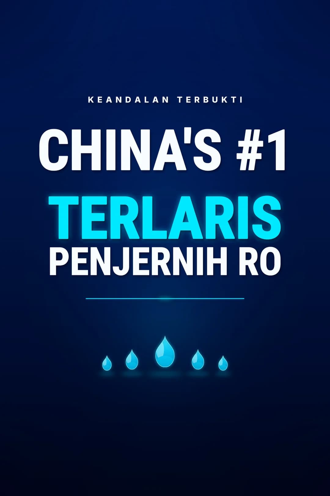 RO nomor satu terlaris di Tiongkok — keandalan yang terbukti.