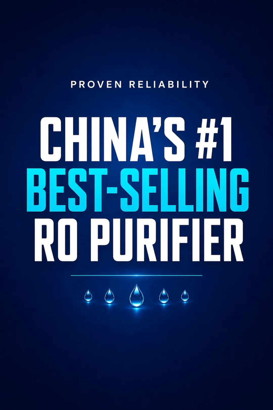 China's number-one best-selling RO — proven reliability.