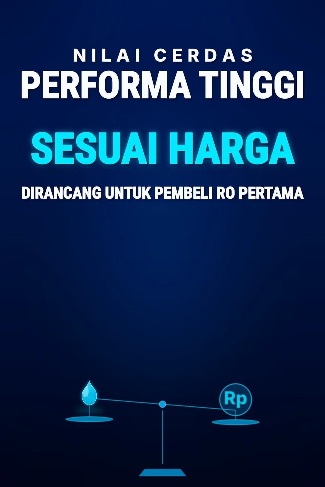 Rasio performa terhadap harga yang tinggi, dirancang untuk pemula RO.