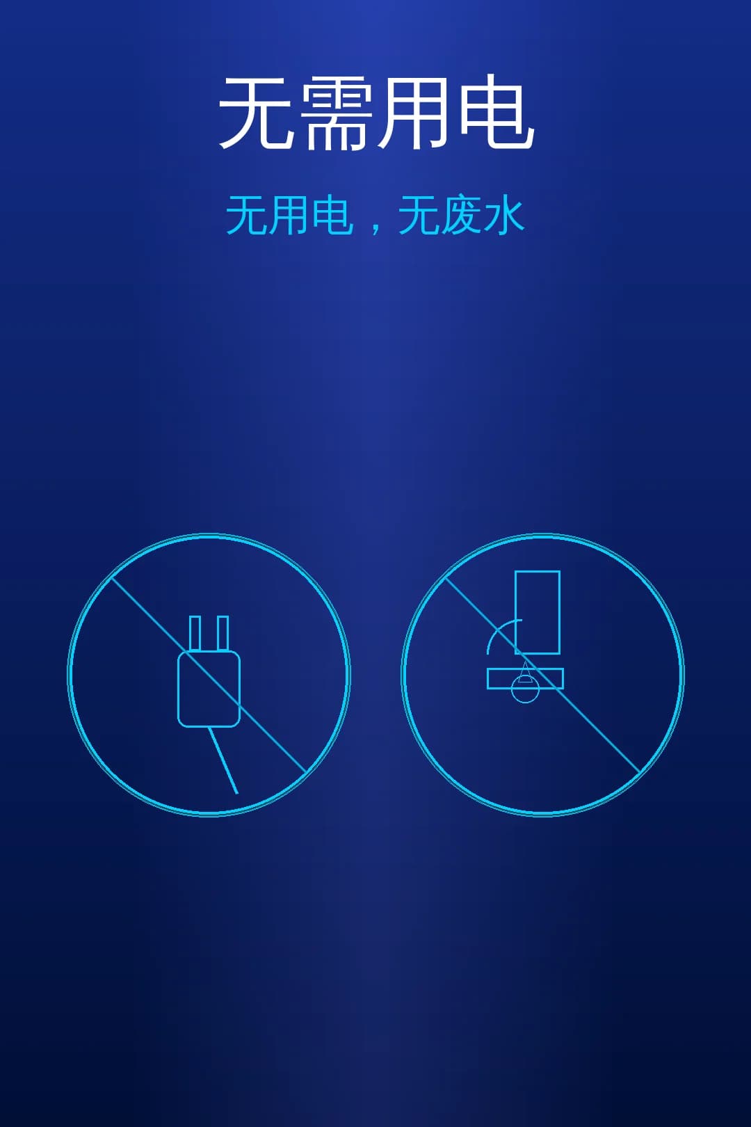 无需用电,也不排废水。