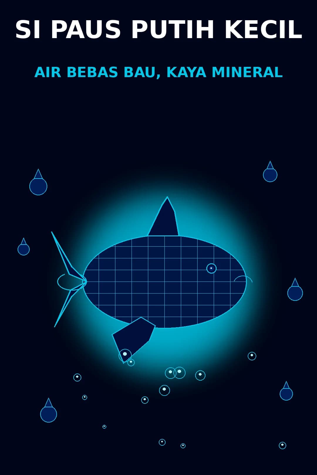 Si 'Little White Whale' — air bebas bau, kaya mineral.
